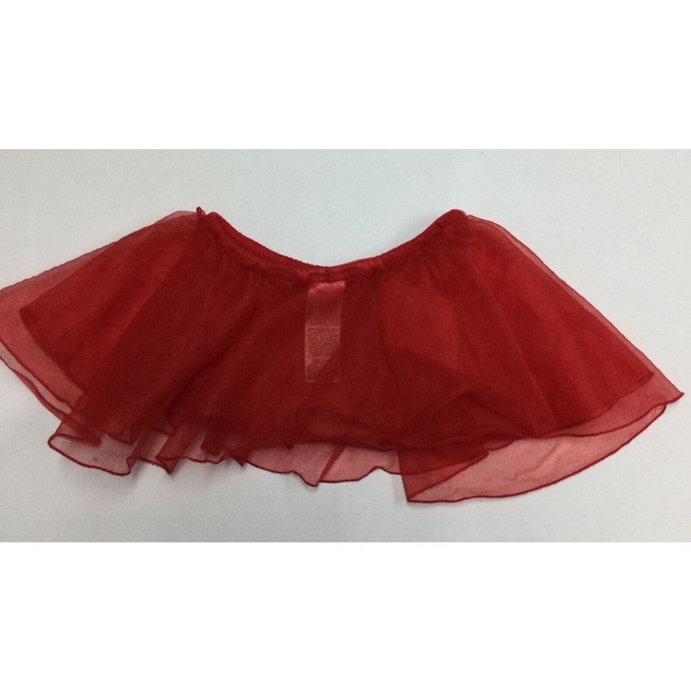 Carters Girls Red Tulle Tutu Skirt Size 4 Halloween Costume Accessory Dance